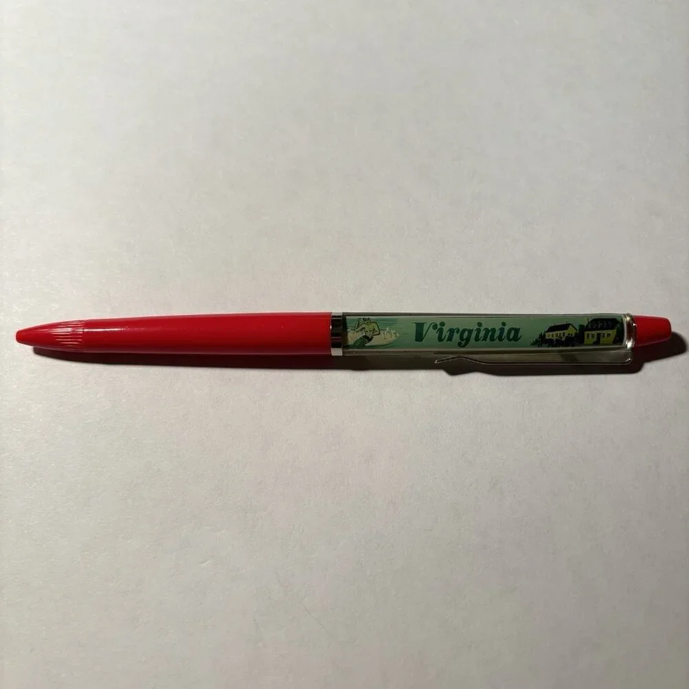 Virginia Floaty Pen Sailboat Moves Beach Pier Lighthouse Souvenir Promo Travel
